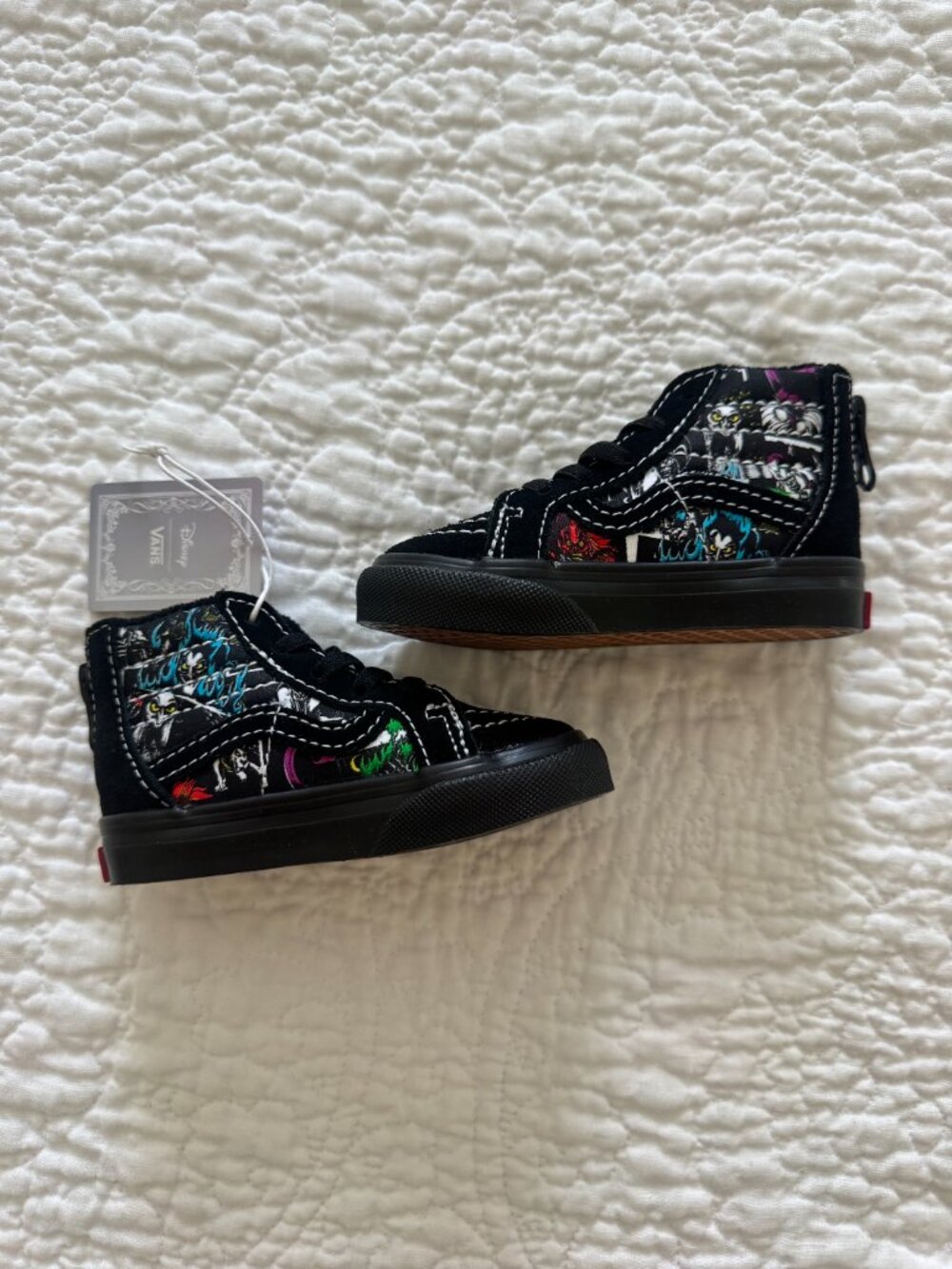 NWT Vans X Disney 100 Villains Sk8-HI Shoes Toddler Size: 4.5 Collectible